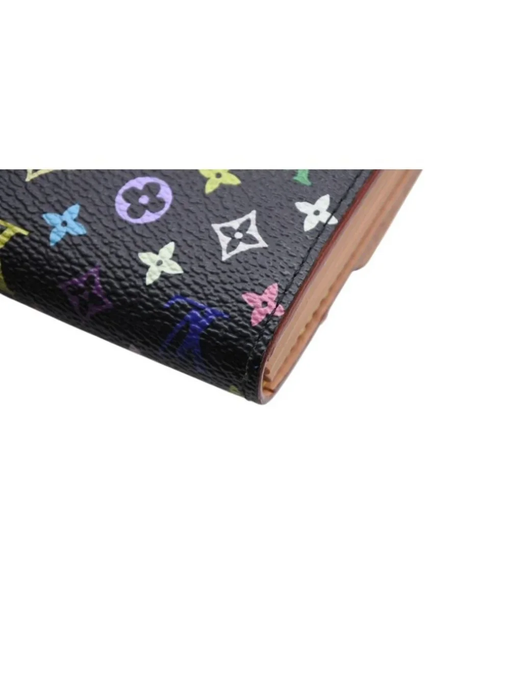 Louis Vuitton Wallet Takashi Murakami Portefeuille Sarah Black Monogram